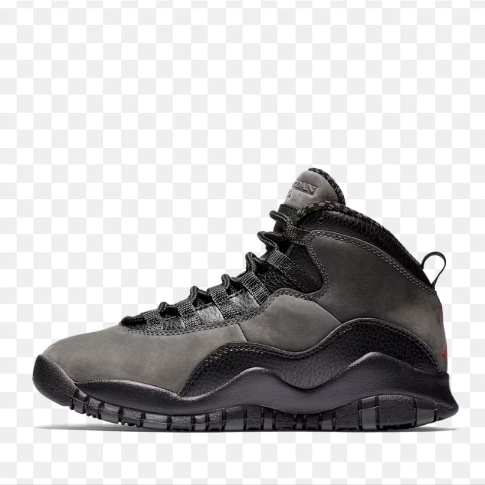 Nike Air Jordan 10 Retro In Black & Grey Size Boys 6.5